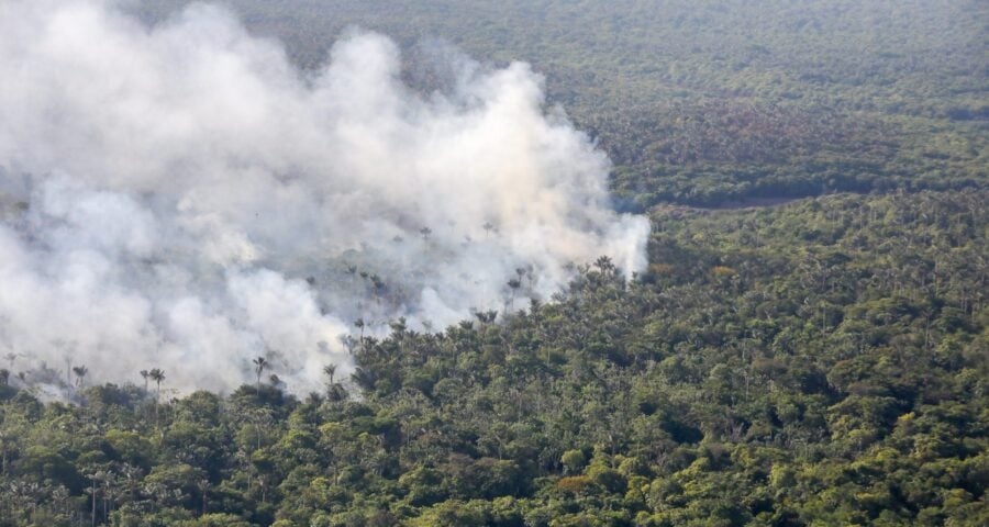 Amazonas teve um aumento de queimadas nos últimos meses - Foto: Alex Pazuello/Secom