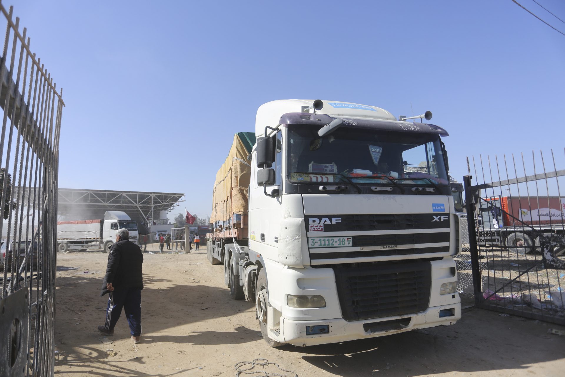 Ajuda humanitária chega em Gaza - Foto: Hatem Ali/ Estadão Conteúdo
