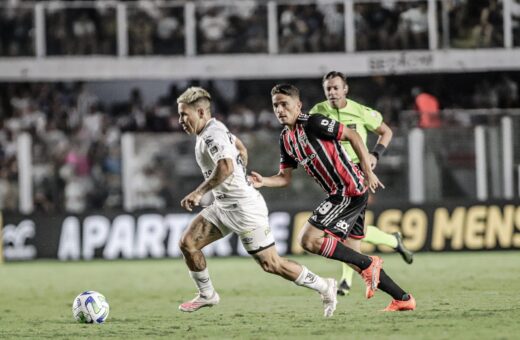 Santos e São Paulo empatam em 0 a 0, na partida válida pela 34ª rodada do Brasileirão - Foto: Reinaldo Campos/Futura Press/Futura Press/Estadão Conteúdo