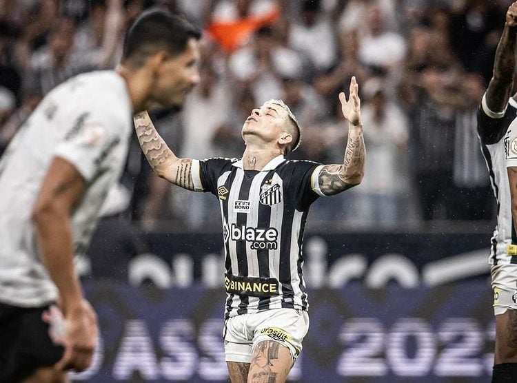 Soteldo desfalca o Santos no jogo diante do Goiás - Foto: Reprodução/Instagram @yefersonsoteldo1006