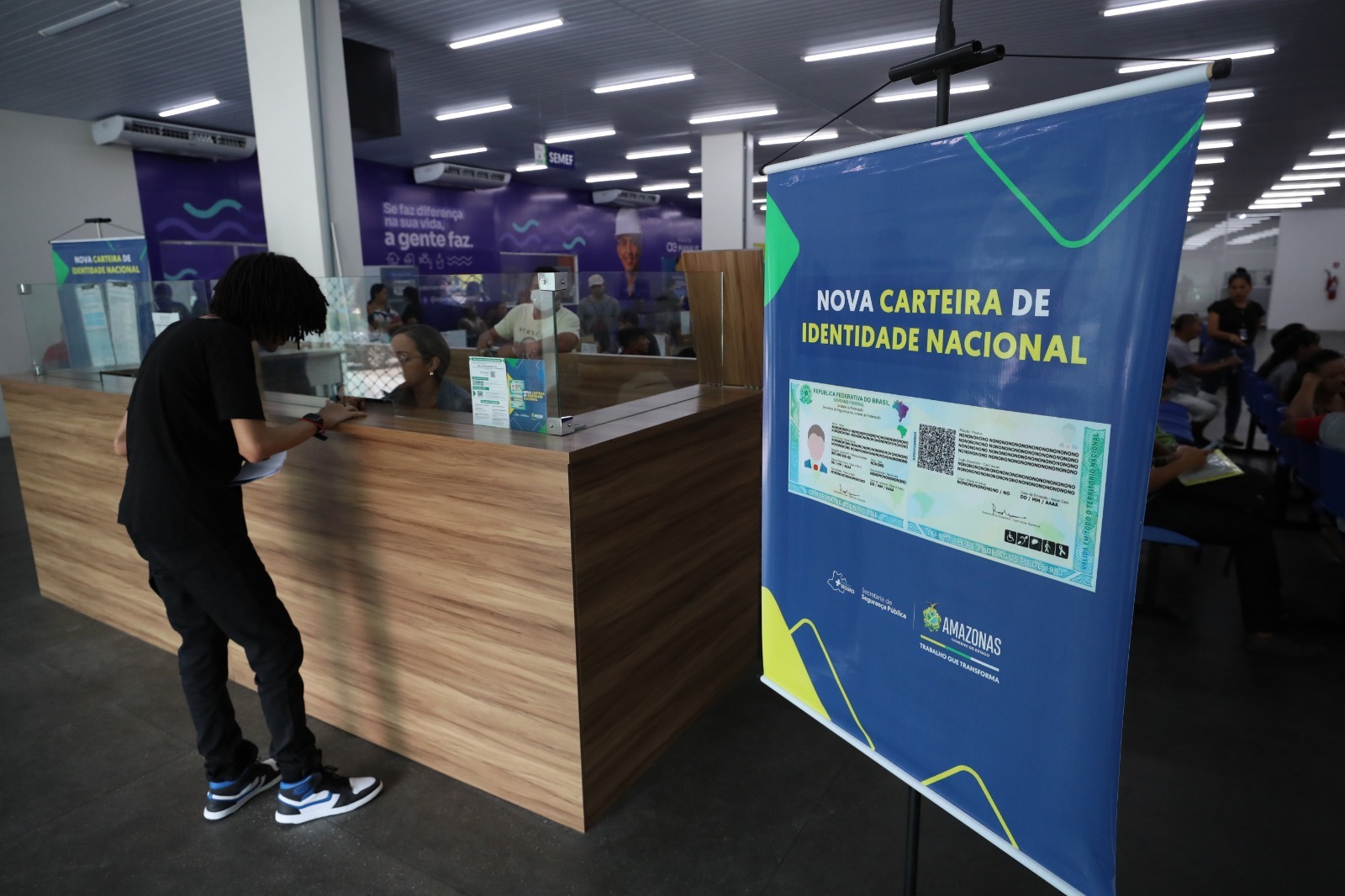 Locais de entrega da Carteira de Identidade Nacional serão remanejados - Foto: Divulgação/SSP-AM