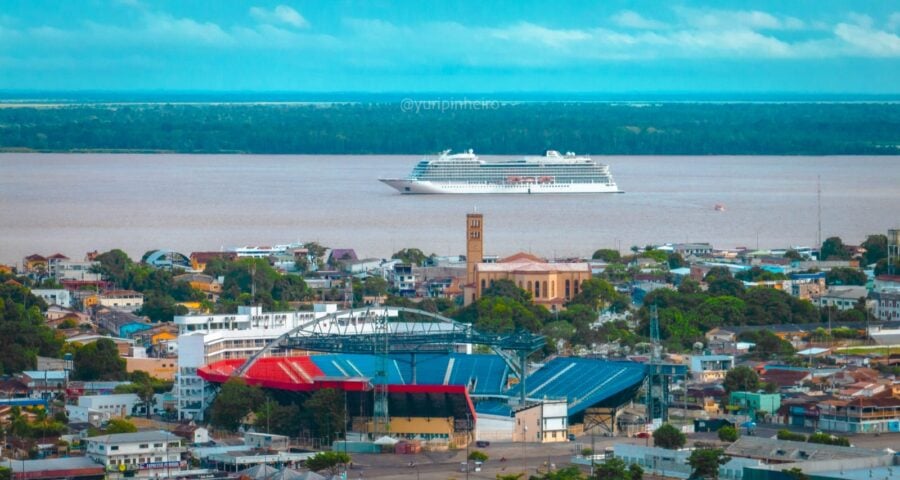 Dois navios cancelaram a passagem no município - Fotos: Yuri Pinheiro