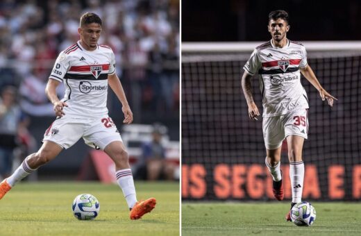 Beraldo e Pablo Maia reforçam o São Paulo para o jogo diante do Fluminense - Foto: Reprodução/Instagram @lberaldo_ @pablo_maia02