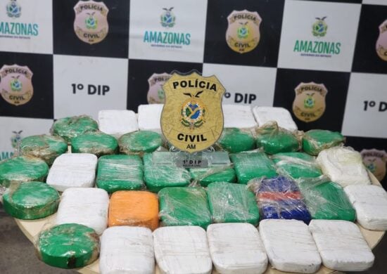 Três homens são presos durante entrega de cocaína avaliada em R$ 700 mil no AM