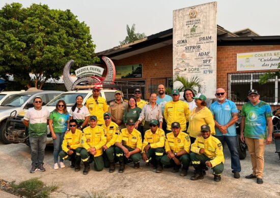 Brigadistas chegam em Parintins para combater incêndios florestais - Foto: divulgação/Secom