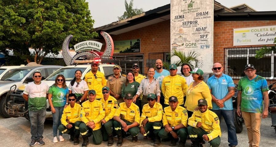 Brigadistas chegam em Parintins para combater incêndios florestais - Foto: divulgação/Secom