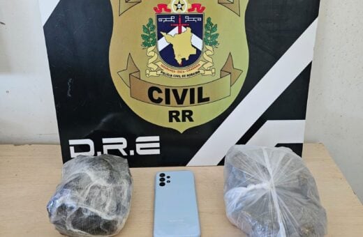 Produtos do tráfico apreendidos pela Polícia Civil de Roraima - Foto: PCRR