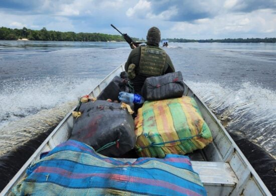 Droga apreendida em Santa Isabel do Rio Negro - Foto: Reprodução/WhatsApp