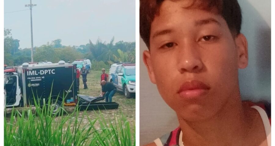 Adolescente supostamente morto em abordagem policial estava desaparecido desde quinta (16) - Foto: Luana Lima/TV Norte e Arquivo Pessoal