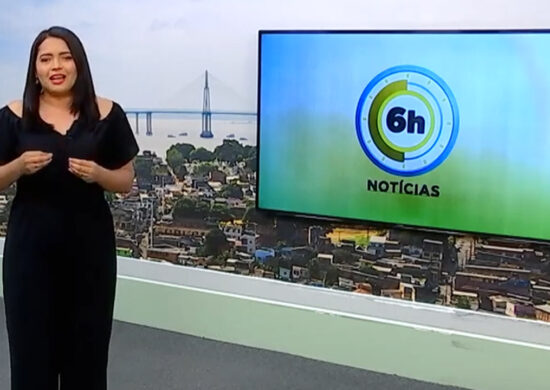 Jornal 6h Notícias foi apresentado por Luana Lima – Foto: Reprodução/TV Norte Amazonas