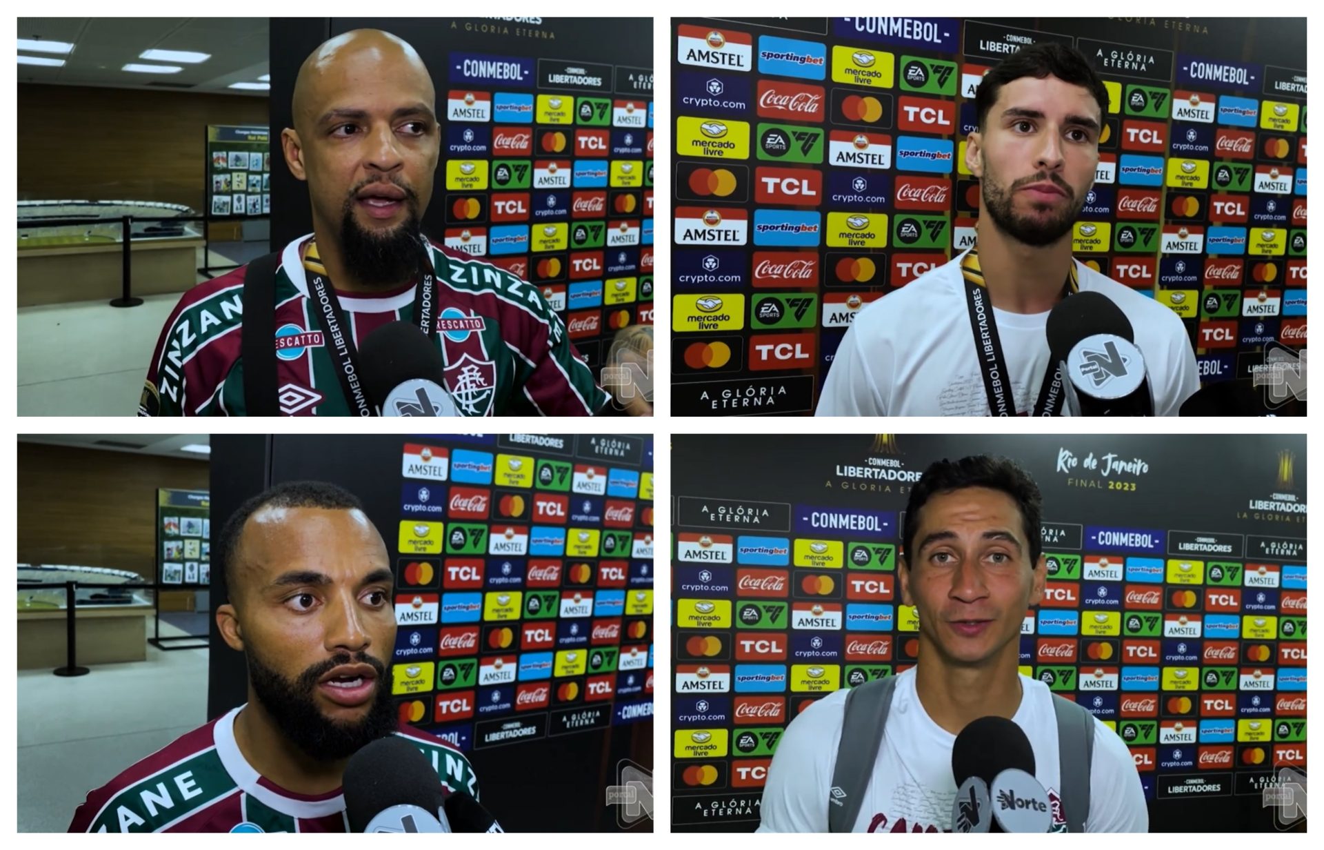 VÍDEO: Portal Norte conversa com atletas do Fluminense após conquista da Libertadores