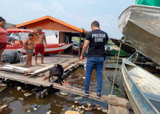 Troca de tiros ocorreu na tarde desta quinta (16) na Balsa Vermelha - Foto: Divulgação/PC-AM