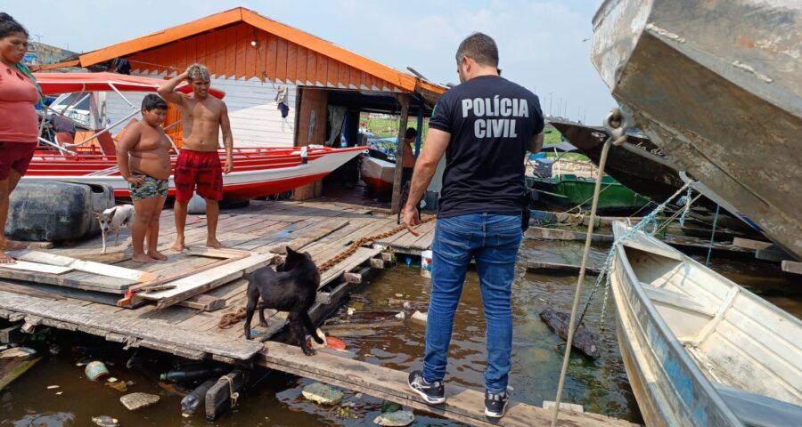 Troca de tiros ocorreu na tarde desta quinta (16) na Balsa Vermelha - Foto: Divulgação/PC-AM