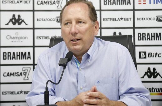 John Textor, dono da SAF que comanda o Botafogo - Foto: Reprodução/Vítor Silva/Botafogo