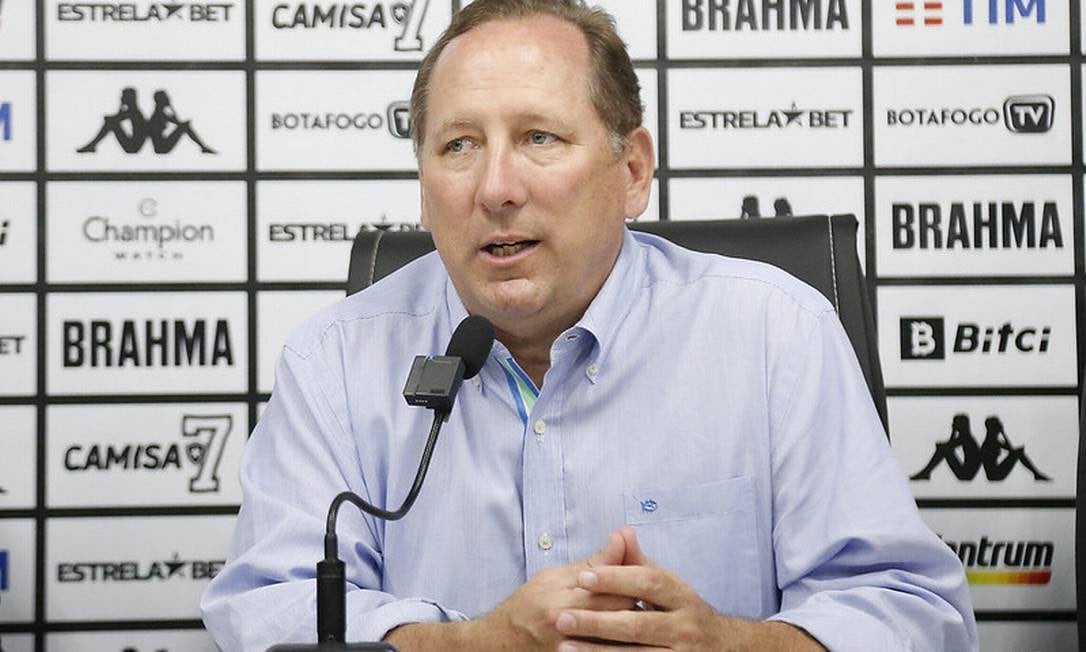 John Textor, dono da SAF que comanda o Botafogo - Foto: Reprodução/Vítor Silva/Botafogo