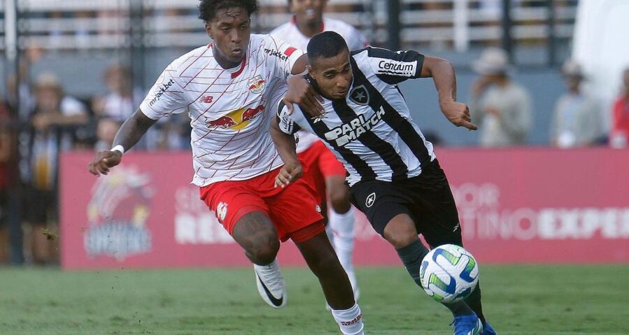 Botafogo lutou, mas cedeu o empate nos minutos finais contra o Bragantino - Foto: Reprodução/Vítor Silva / BFR