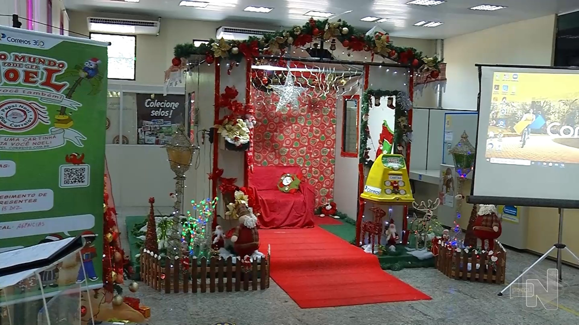 Campanha "Papai Noel dos Correios 2023" é lançada nessa semana em Manaus – Foto: Reprodução/TV Norte Amazonas