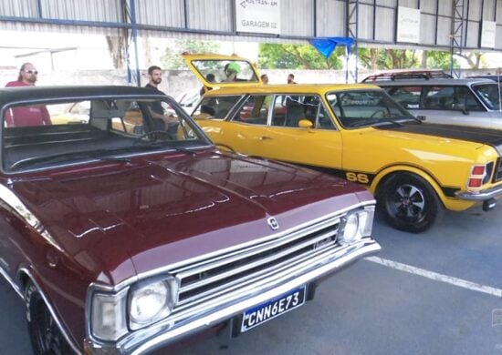 100 carros antigos fazem parte de exposição na Zona Sul de Manaus – Foto: Reprodução/TV Norte Amazonas