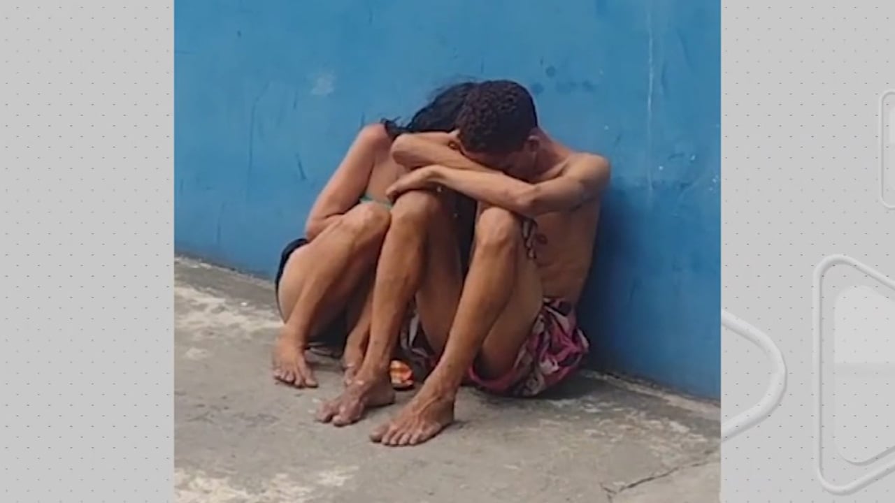 Casal é espancado após atacar e roubar homem no Centro de Manaus – Foto: Reprodução/TV Norte Amazonas