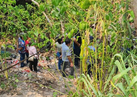 Ossada foi encontrada próximo ao local onde Débora foi encontrado no início de agosto - Foto: Waldir Adriano/TV Norte Amazonas