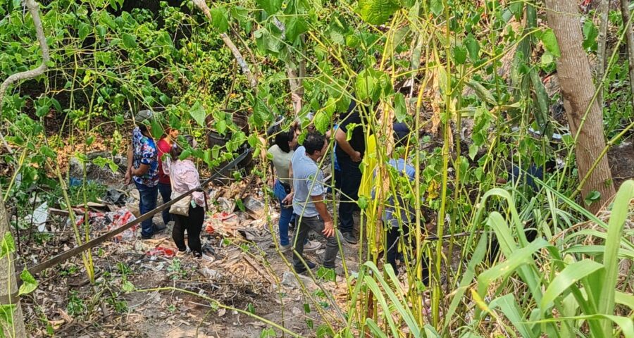 Ossada foi encontrada próximo ao local onde Débora foi encontrado no início de agosto - Foto: Waldir Adriano/TV Norte Amazonas