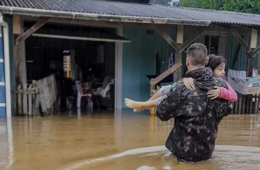 Chuvas intensas atingem região Sul do país - Foto: Divulgação/Exército Brasileiro