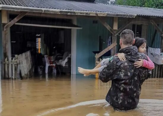 Chuvas intensas atingem região Sul do país - Foto: Divulgação/Exército Brasileiro