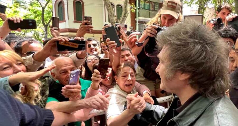 Presidente eleito da Argentina, Javier Milei - Foto: Reprodução/Twitter @JMilei