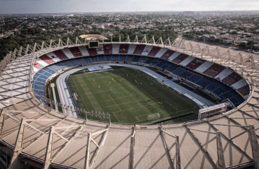 Estádio Metropolitano tem capacidade para 60 mil espectadores e receberá a partida entre Brasil e Colômbia - Foto: Reprodução/X @Uruguay @SoyVictorRomero