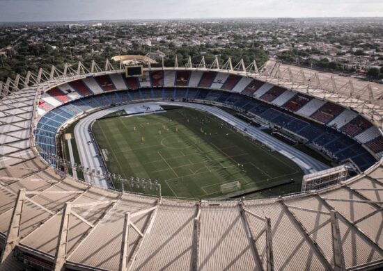 Estádio Metropolitano tem capacidade para 60 mil espectadores e receberá a partida entre Brasil e Colômbia - Foto: Reprodução/X @Uruguay @SoyVictorRomero