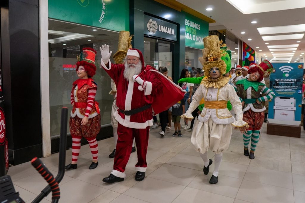 Papai Noel chegará de bicicleta em Shopping de Boa Vista neste domingo, 19