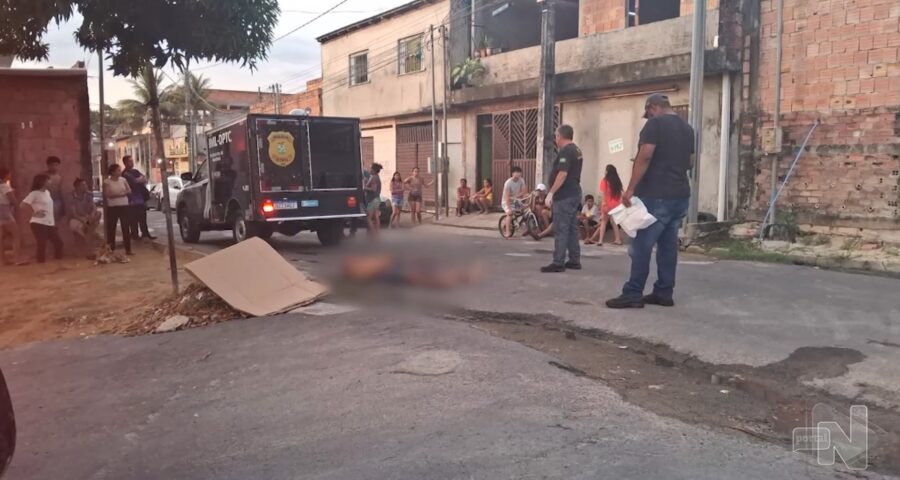 Homem é assassinado a tiros quando retornava para casa em Manaus – Foto: Reprodução/TV Norte Amazonas