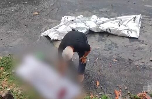 Homem é morto a tiros por suspeito em moto na Zona Norte de Manaus – Foto: Reprodução/TV Norte Amazonas