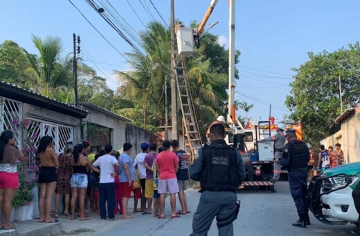 Homem morre ao receber descarga elétrica na Zona Norte de Manaus – Foto: Reprodução/TV Norte Amazonas