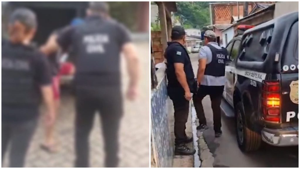 Homem é preso suspeito de agredir ex-companheira na Zona Sul de Manaus – Foto: Reprodução/TV Norte Amazonas