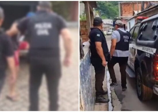 Homem é preso suspeito de agredir ex-companheira na Zona Sul de Manaus – Foto: Reprodução/TV Norte Amazonas