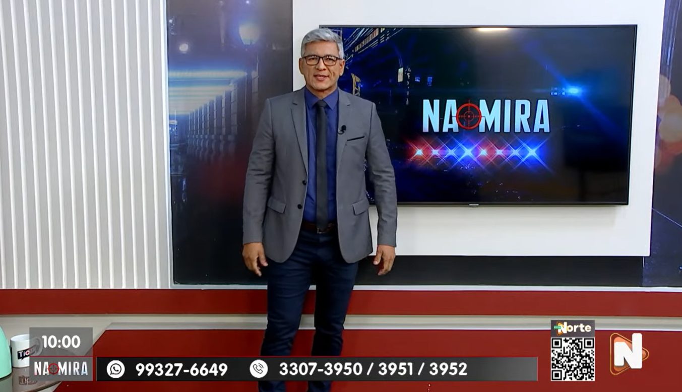 O Programa Na Mira é apresentado por Valter Frota – Foto: Reprodução/TV Norte Amazonas