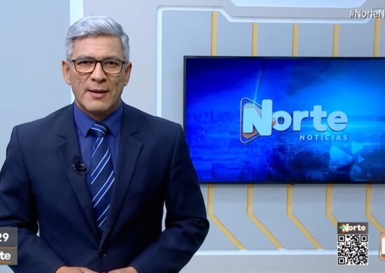 O Norte Notícias é apresentado por Valter Frota – Foto: Reprodução/TV Norte Amazonas