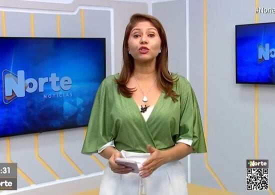 O Norte Notícias é apresentado por Mariana Rocha – Foto: Reprodução/TV Norte Amazonas