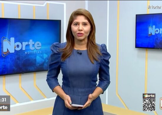 O Norte Notícias é apresentado por Mariana Rocha – Foto: Reprodução/TV Norte Amazonas