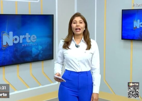 O Norte Notícias é apresentado por Mariana Rocha – Foto: Reprodução/TV Norte Amazonas