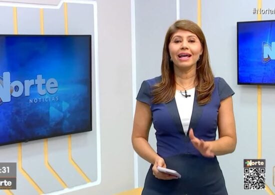 O Norte Notícias é apresentado por Mariana Rocha – Foto: Reprodução/TV Norte Amazonas