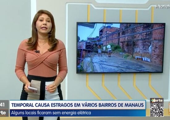 O Norte Notícias é apresentado por Mariana Rocha – Foto: Reprodução/TV Norte Amazonas