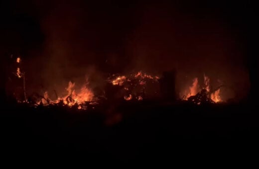 Causas do incêndio serão apuradas pelos órgãos competentes - Foto: Reprodução/WhatsApp