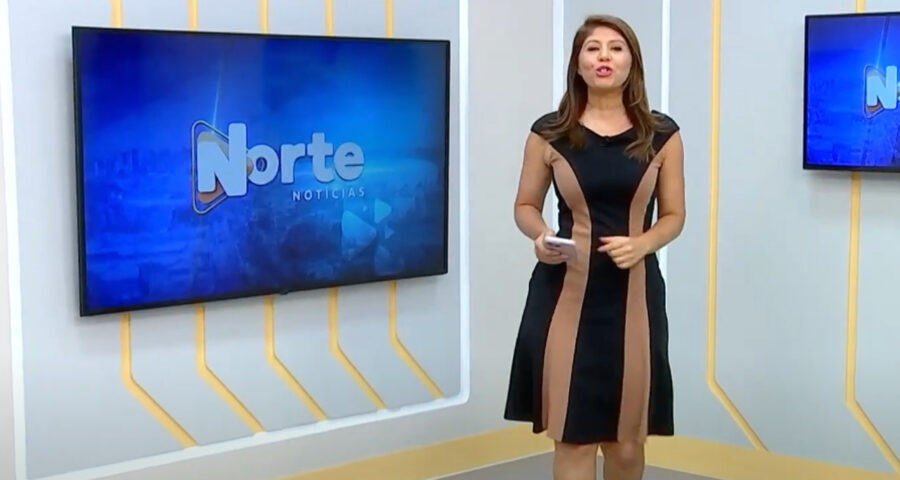 O Norte Notícias é apresentado por Mariana Rocha – Foto: Reprodução/TV Norte Amazonas