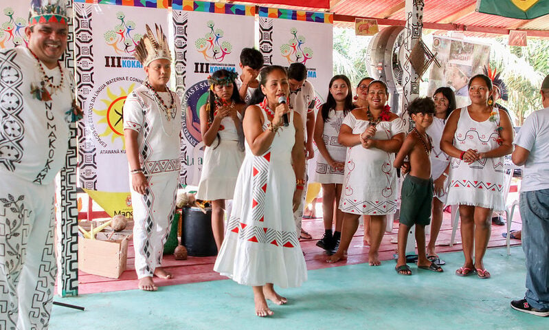 A rede municipal de Educação atende cerca de 610 alunos indígenas - Fotos: Divulgação/Eliton Santos/ Semed