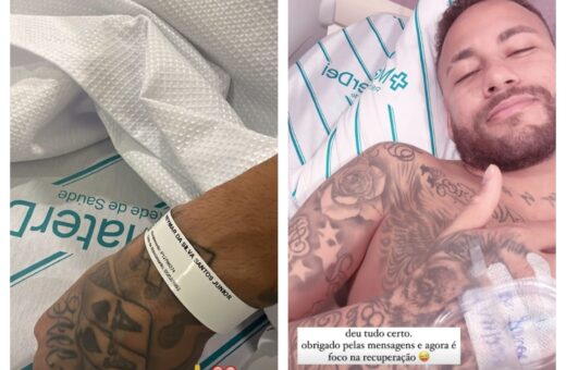 Neymar compartilhou sentimentos com seguidores antes e depois do procedimento - Foto: Reprodução/Instagram @neymarjr