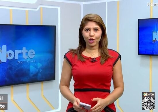 O Norte Notícias é apresentado por Mariana Rocha – Foto: Reprodução/TV Norte Amazonas