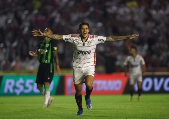 O Flamengo vence o América-MG e chega a vice-liderança do Brasileirão - Foto: Reprodução/Gilvan de Souza/CRF