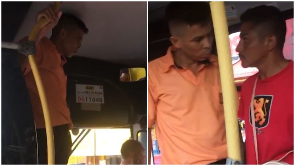 Passageiro é agredido por motorista após discussão em ônibus de Manaus – Foto: Reprodução/TV Norte Amazonas